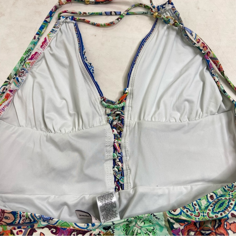 Nanette Leapore Positano Italian print one piece swimsuit. Size small - Picture 9 of 12